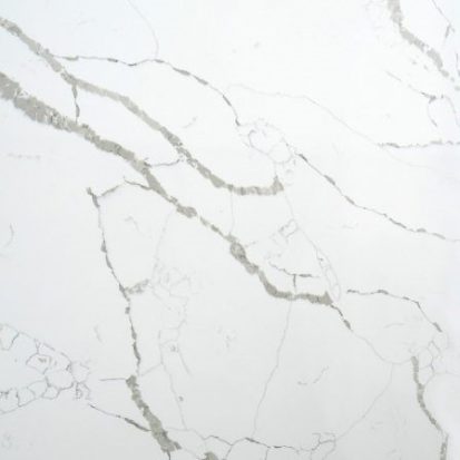 Crystal Calacatta Silva Technistone Quartz Worktops